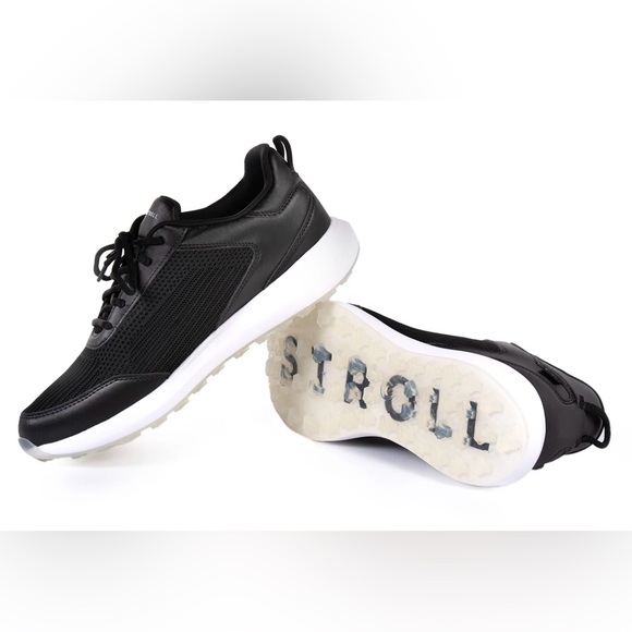 Stroll Men’s Black Golf Shoes New In Box Size: 10 1/2 main image 5